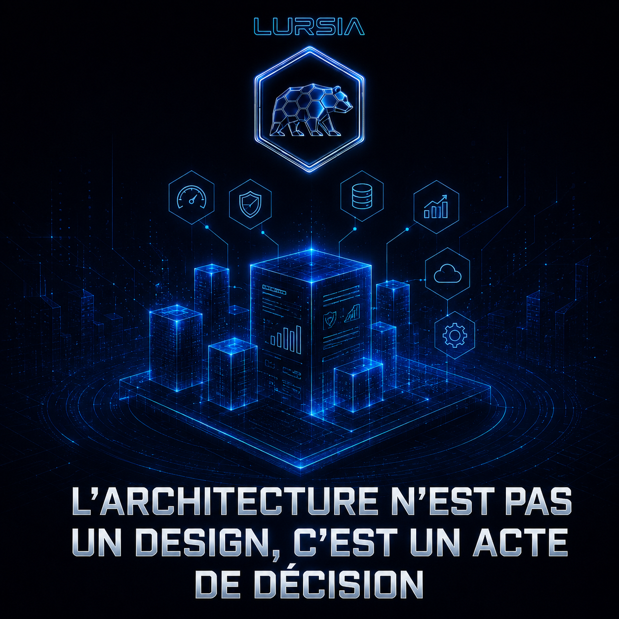 L’architecture n’est pas un design, c’est un acte de décision - Architecture #SoftwareEngineering #Data #IA #Méthodologie #Lursia