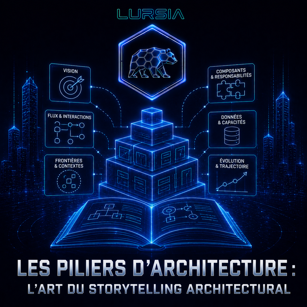 Les piliers d’architecture : l’art du storytelling architectural - Architecture #Storytelling #SoftwareEngineering #Data #IA #Méthodologie #Lursia
